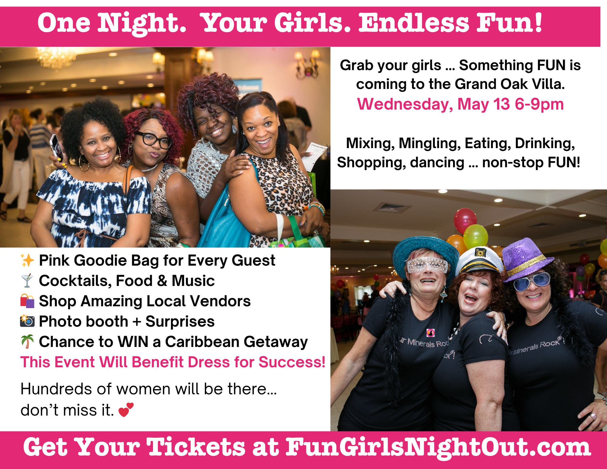Fun Girls Night Out - One Night. Your Girls. Endless Fun!
