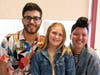 Performers smile proudly after bringing their talents to Juniper!