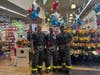 Local FDNY firefighters, Jason, Derek, and Pat enjoy the celebration. 