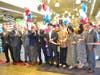 Cheers and celebration as the ribbon is officially cut at Super Foodtown of Throggs Neck’s Grand Reopening and 20th Anniversary event.