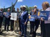 Supporters of the New York State Faith-Based Affordable Housing Act gathered at Mt. Hope A.M.E. Zion Church for a Faith Walk.