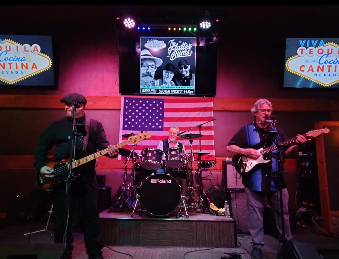 The Flutter Bums Live at Viva Tequila Cantina (Henderson)