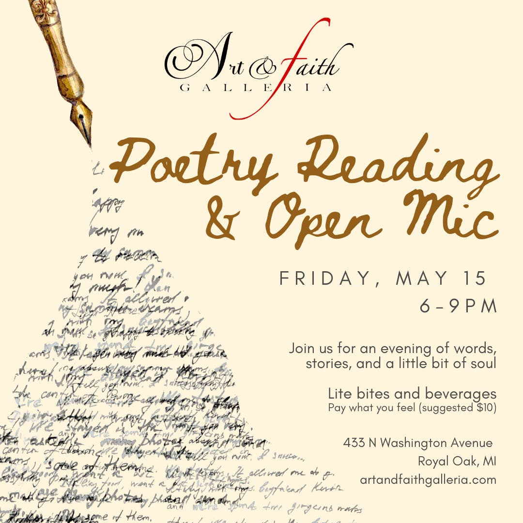 Art & Faith Galleria Poetry Reading and Open Mic Night