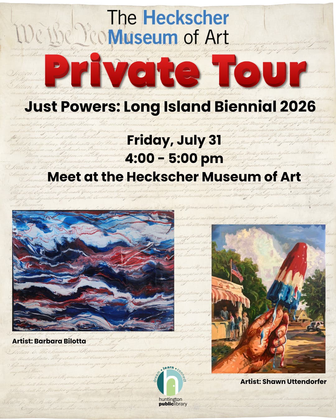 Private Tour: Just Powers: Long Island Biennial 2026