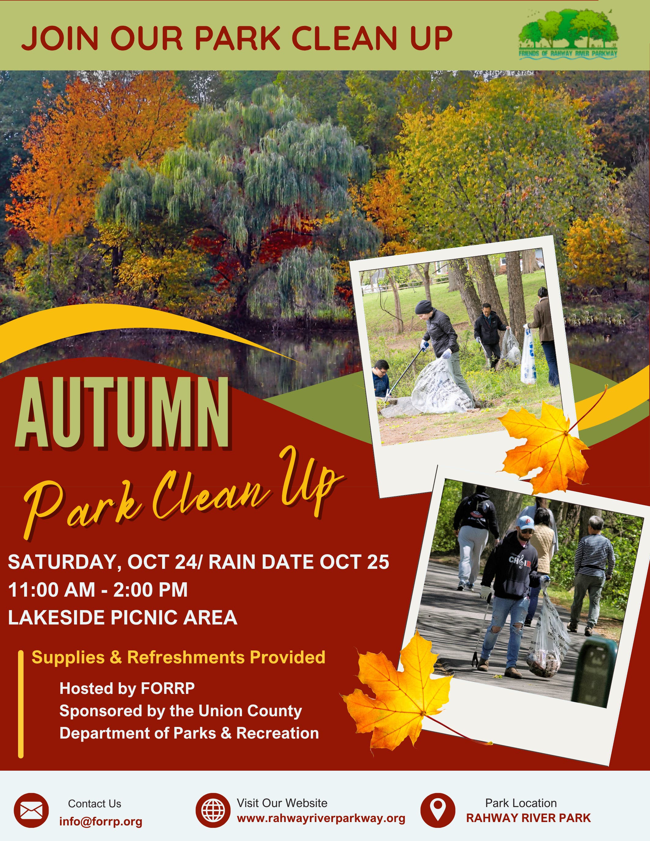 Join our Autum Park Clean Up! 