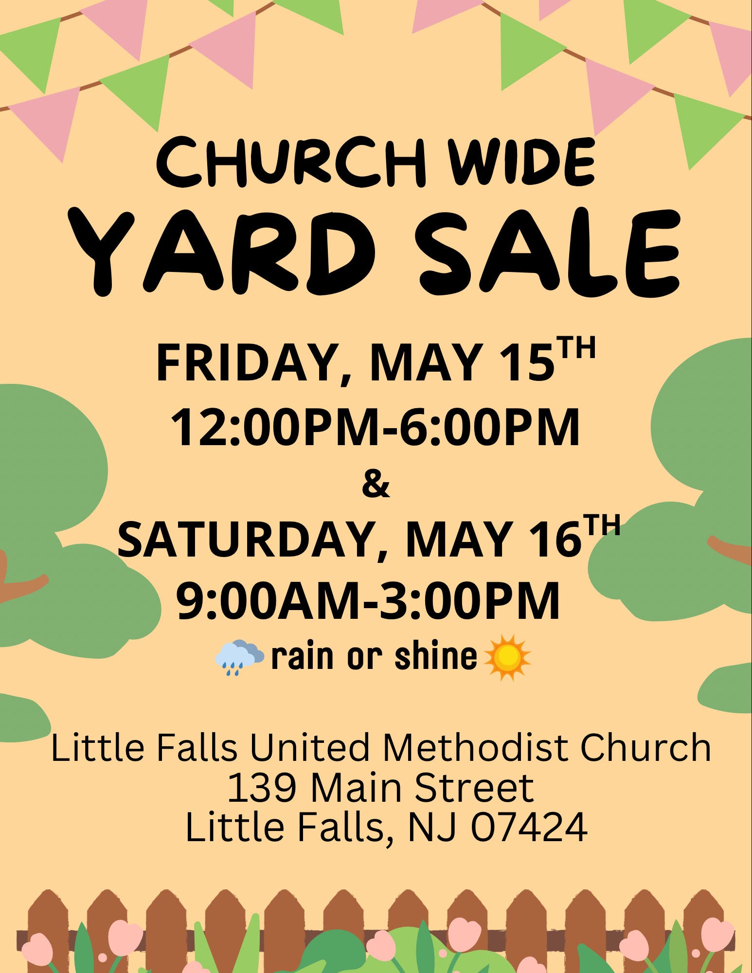 Church Wide Yard Sale