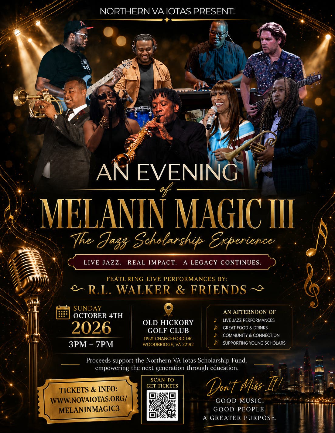 3rd Annual An Evening of Melanin Magic III: The Jazz Scholarship Experience