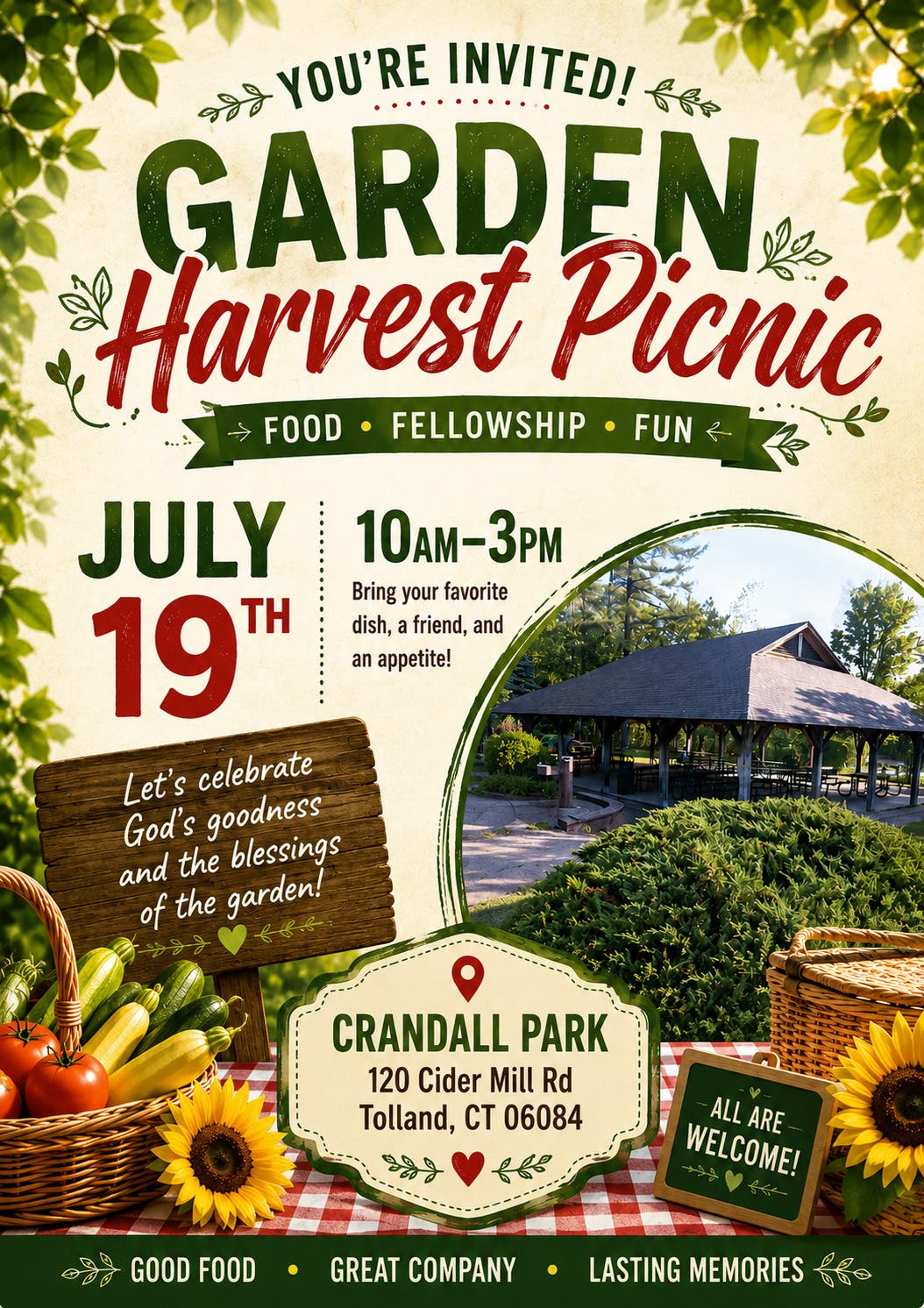 Garden Harvest Picnic