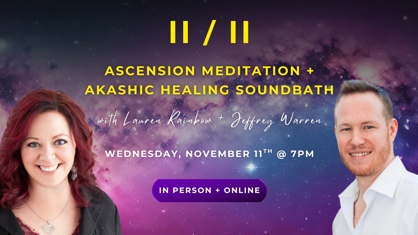 11:11 Ascension Meditation & Akashic Healing Soundbath