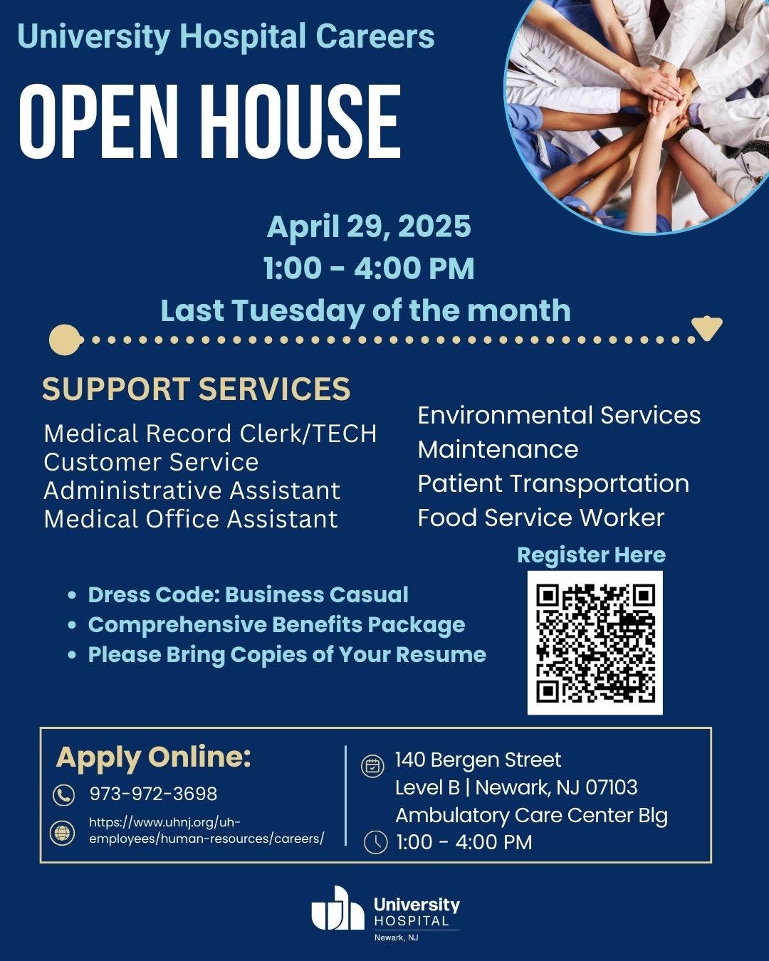 University Hospital Careers Open House