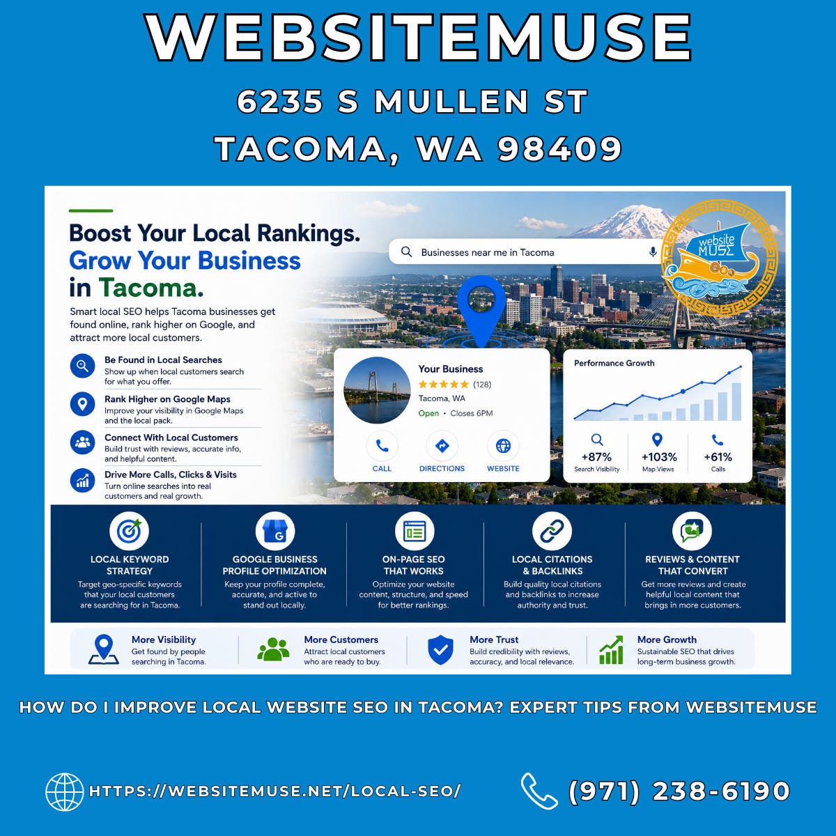 How Do I Improve Local Website SEO in Tacoma? Expert Tips From Websitemuse