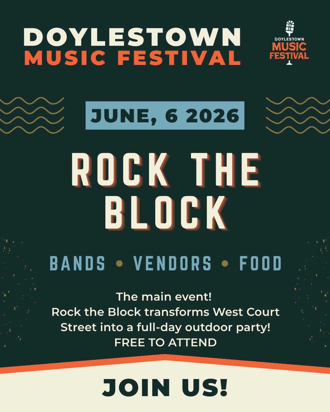 Doylestown Music Festival Rock the Block Party