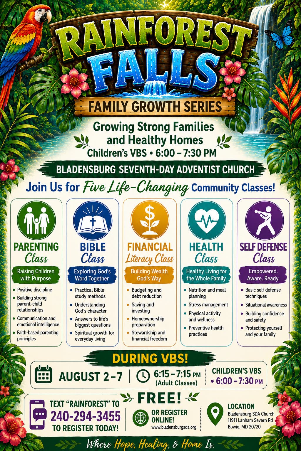 Rainforest Falls Family Growth Series