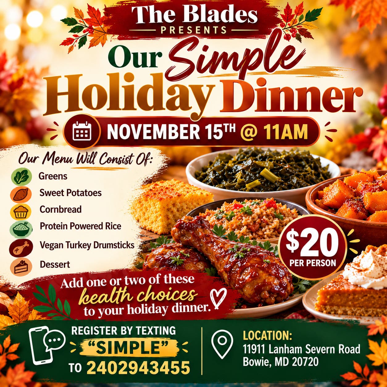 Our Holiday Dinner