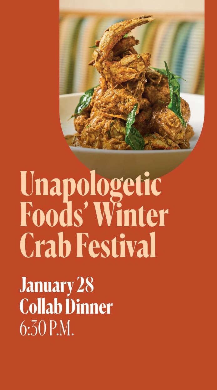 Unapologetic Foods’ Winter Crab Festival 