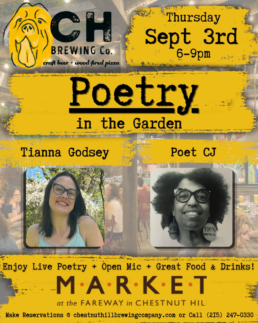Poetry in the Garden featuring Tianna Godsey and Poet CJ