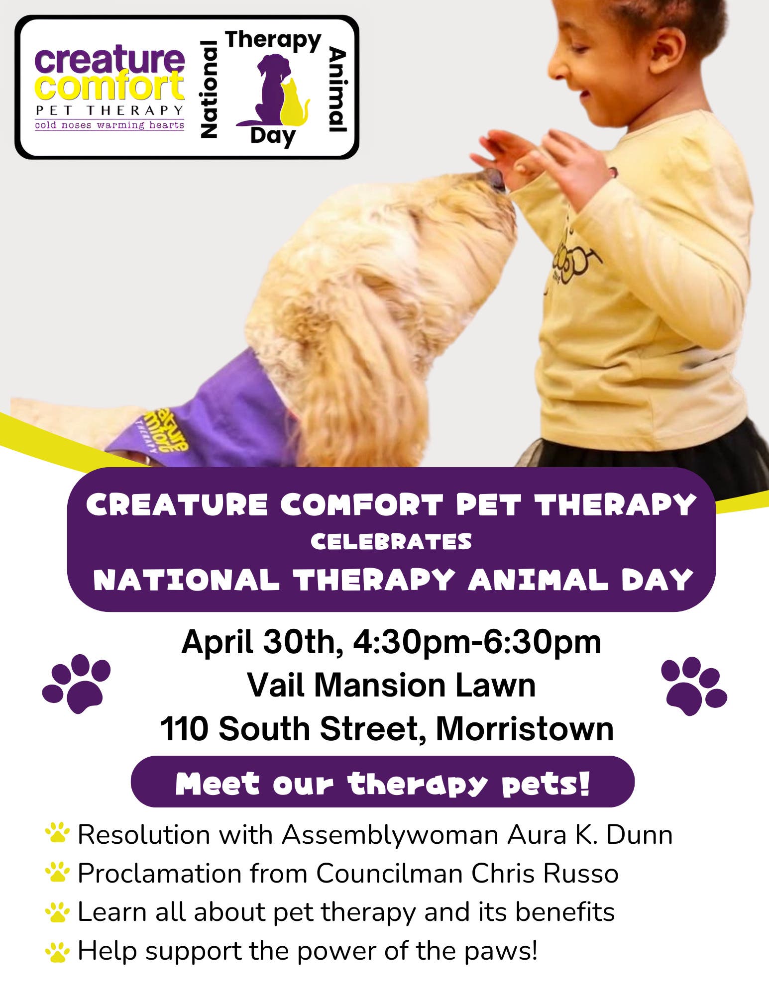 National Therapy Animal Day