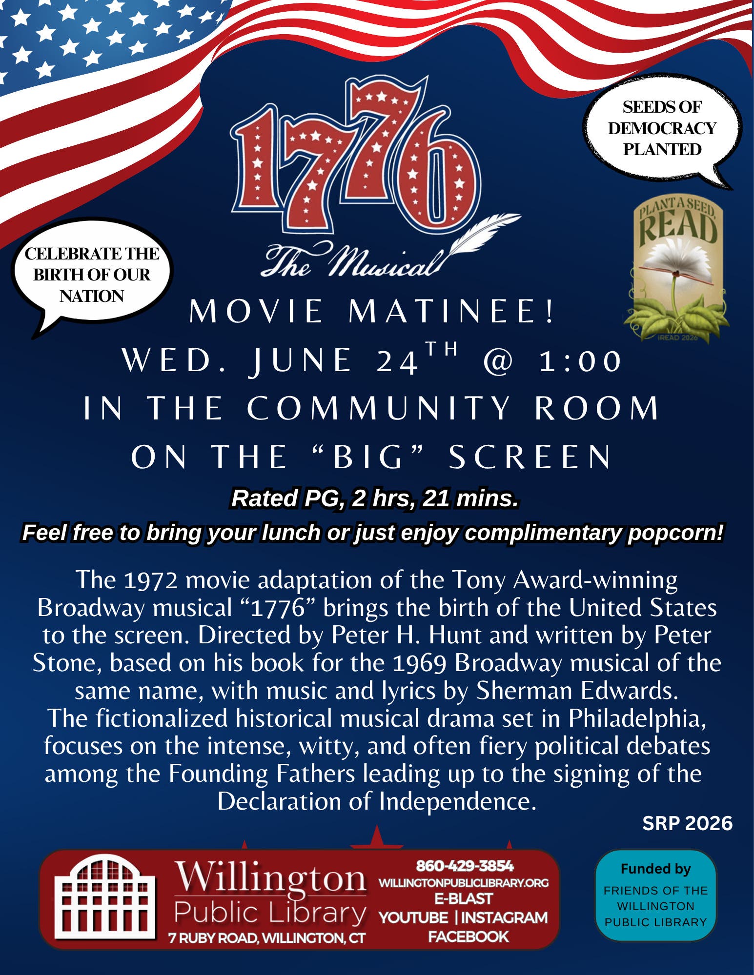 "1776" - The Musical Movie - Matinee!