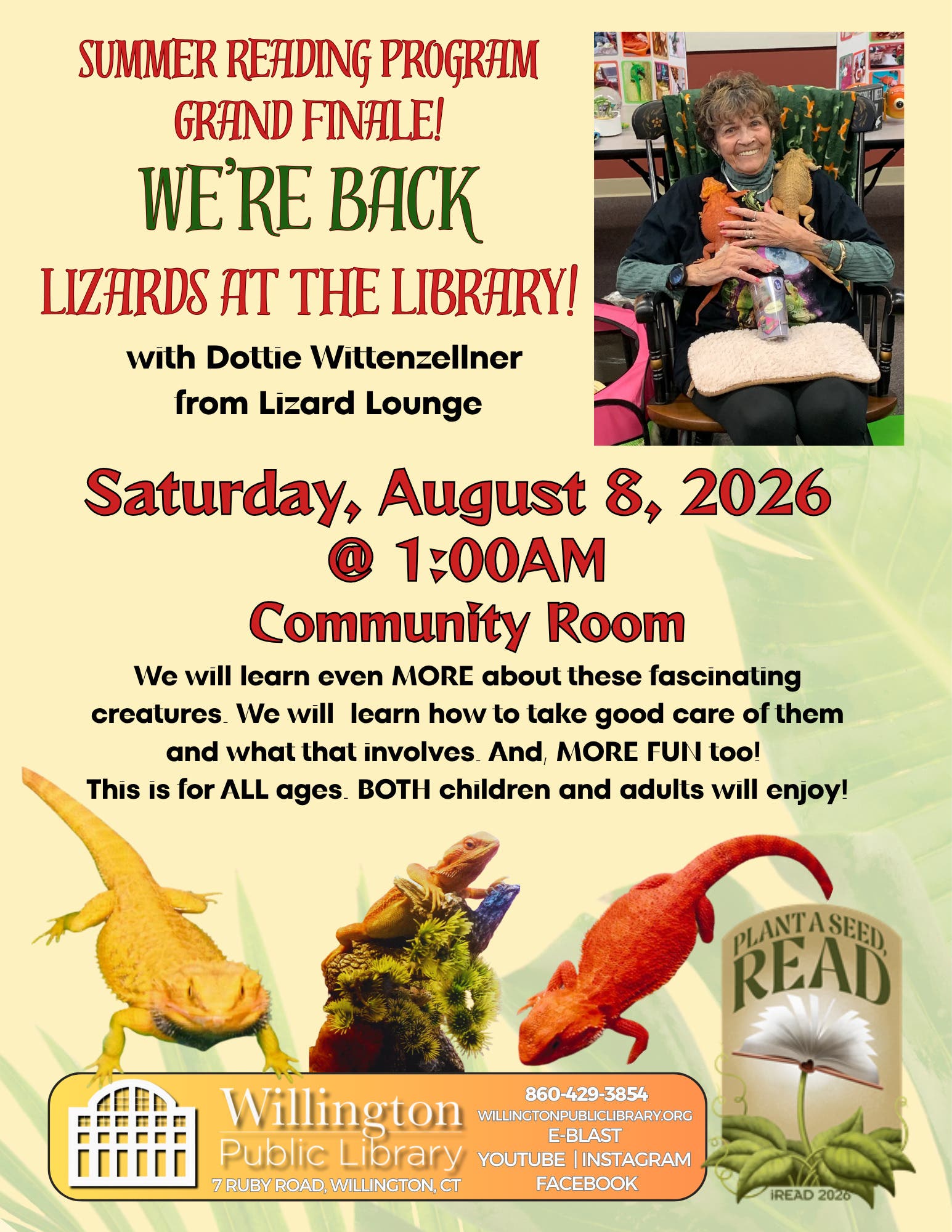 Lizards At The Library!