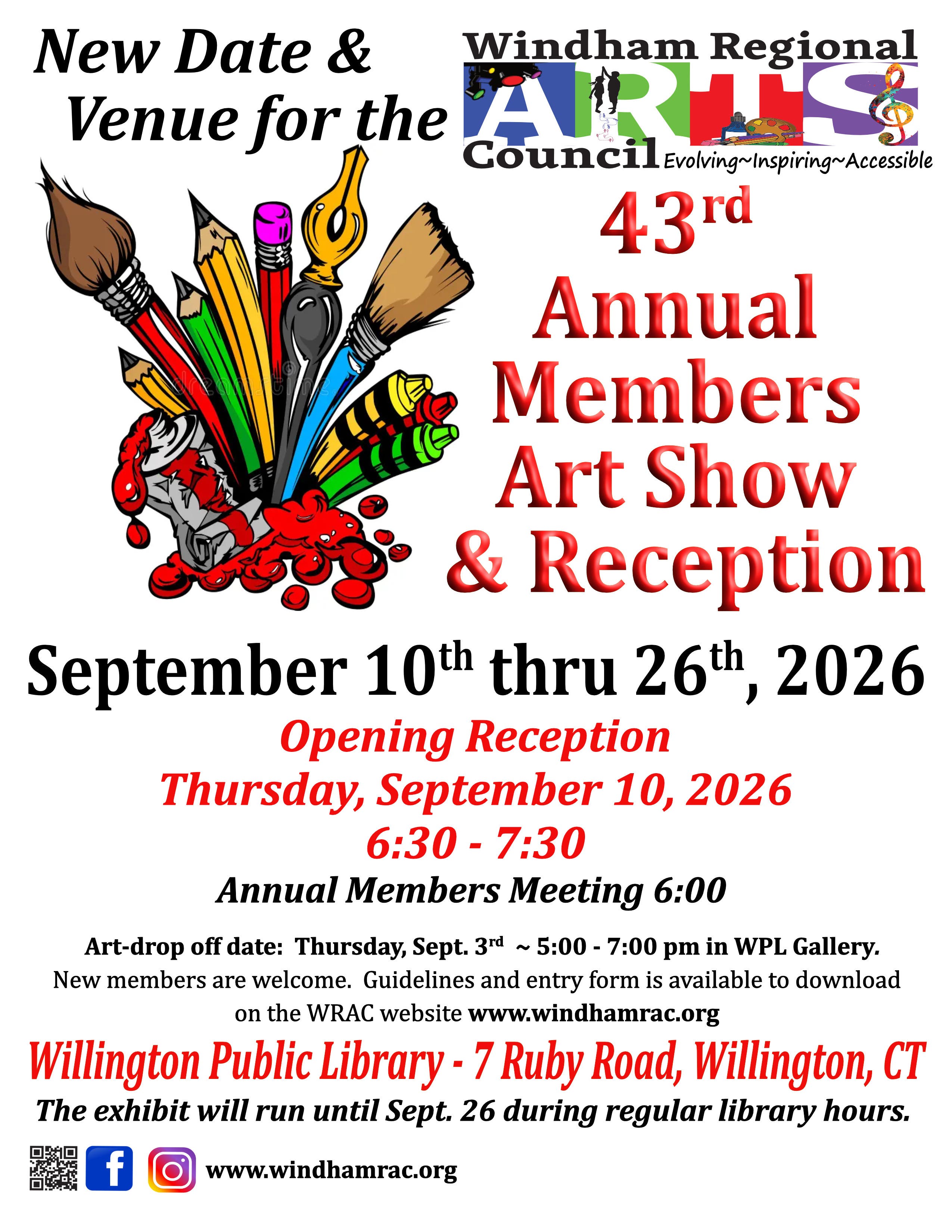 43rd Annual Members Art Show & Reception