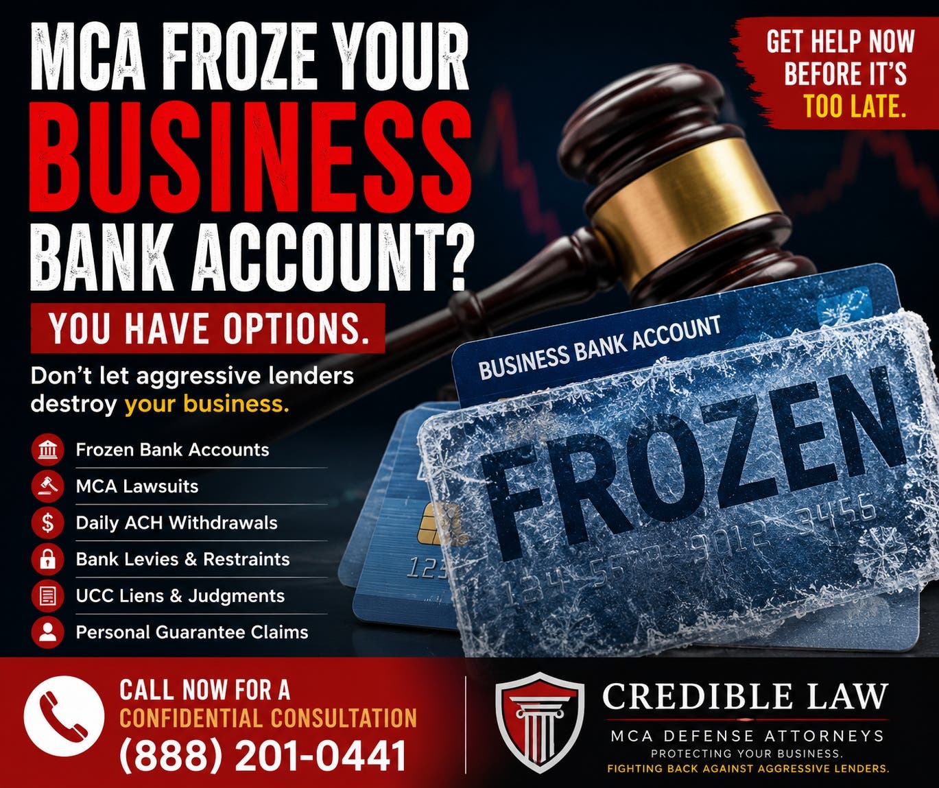 MCA Froze Your Bank Account? Read This Now