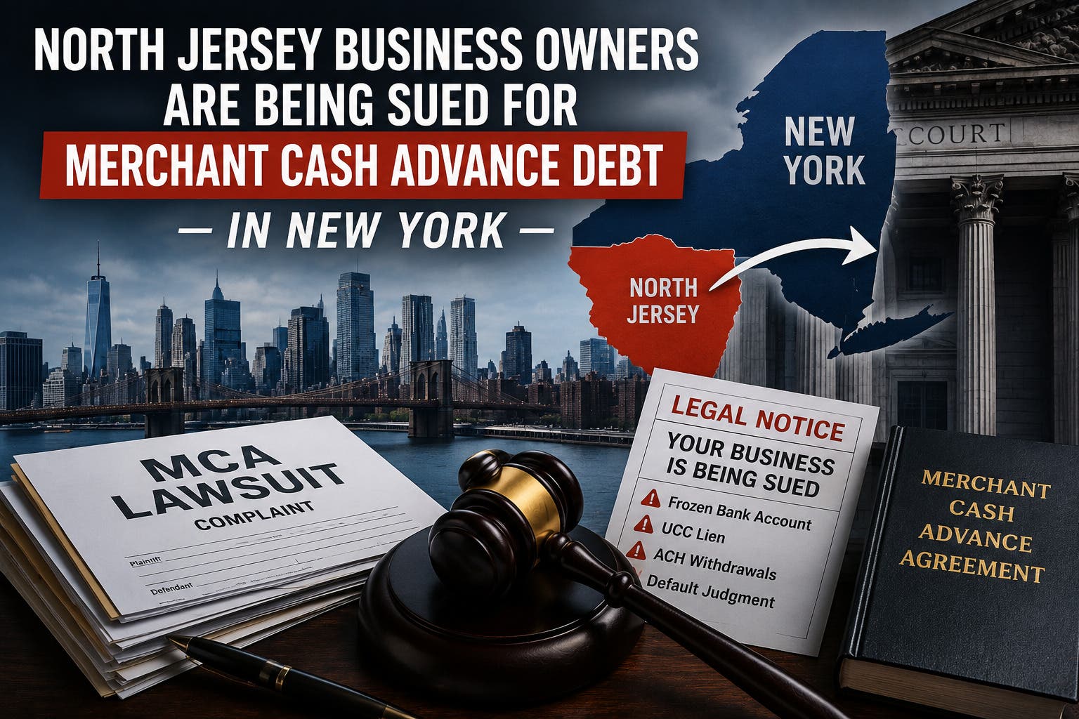 North Jersey Business Owners Are Being Sued for Merchant Cash Advance Debt — in New York