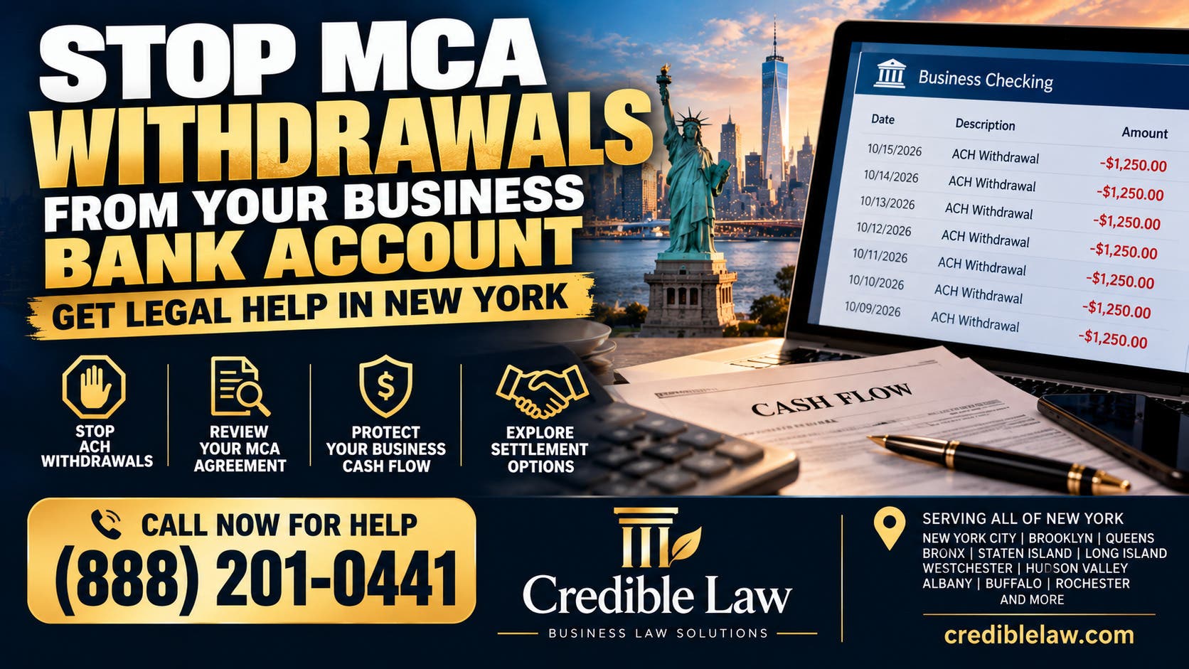 How Do I Stop an MCA Lender From Taking Money Out of My Business Bank Account?