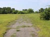 One of many paths segregating sections of the cemetery.