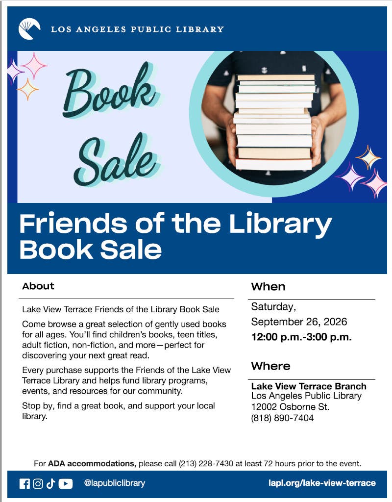 September Book Sale