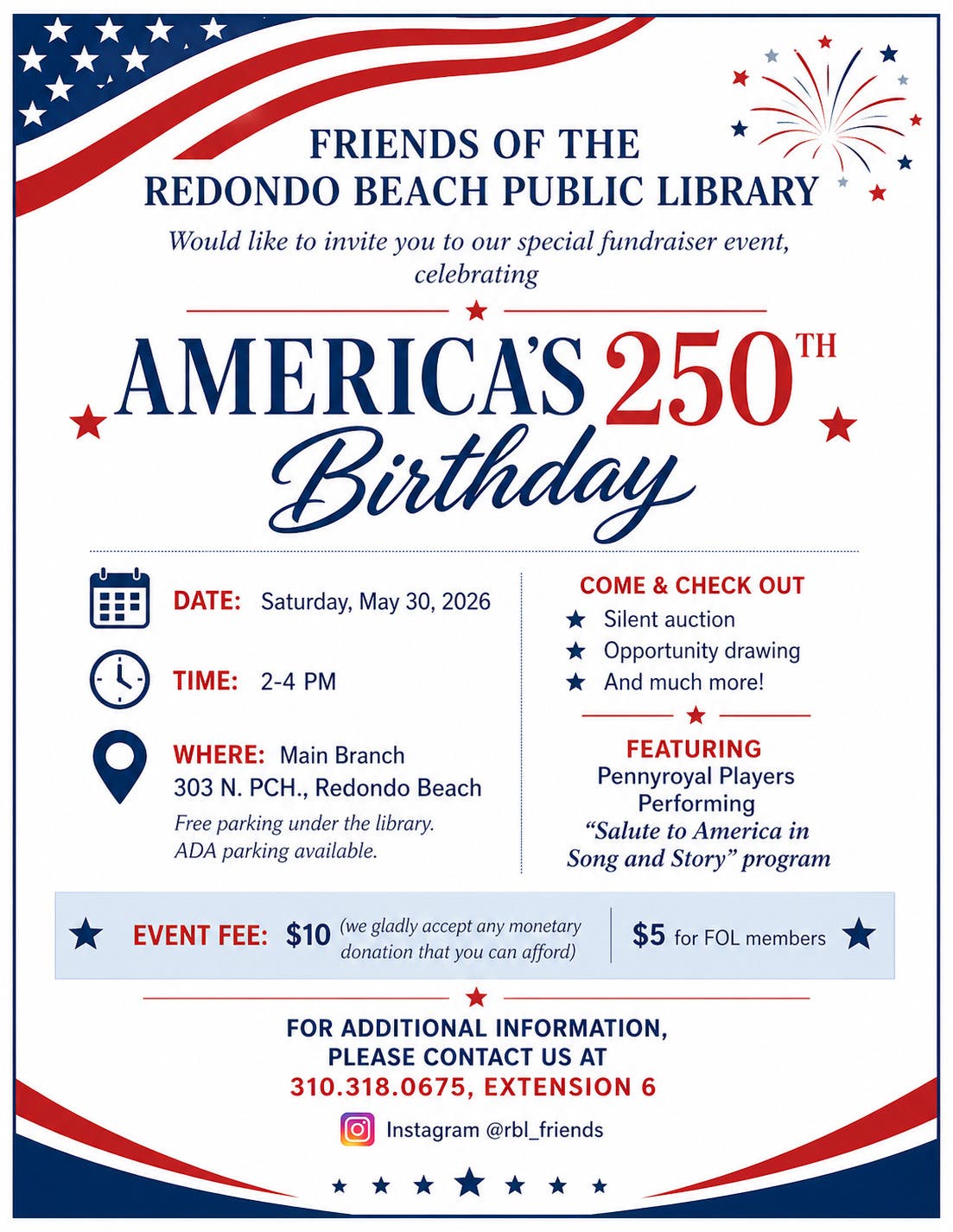 America's 250th Birthday fundraiser