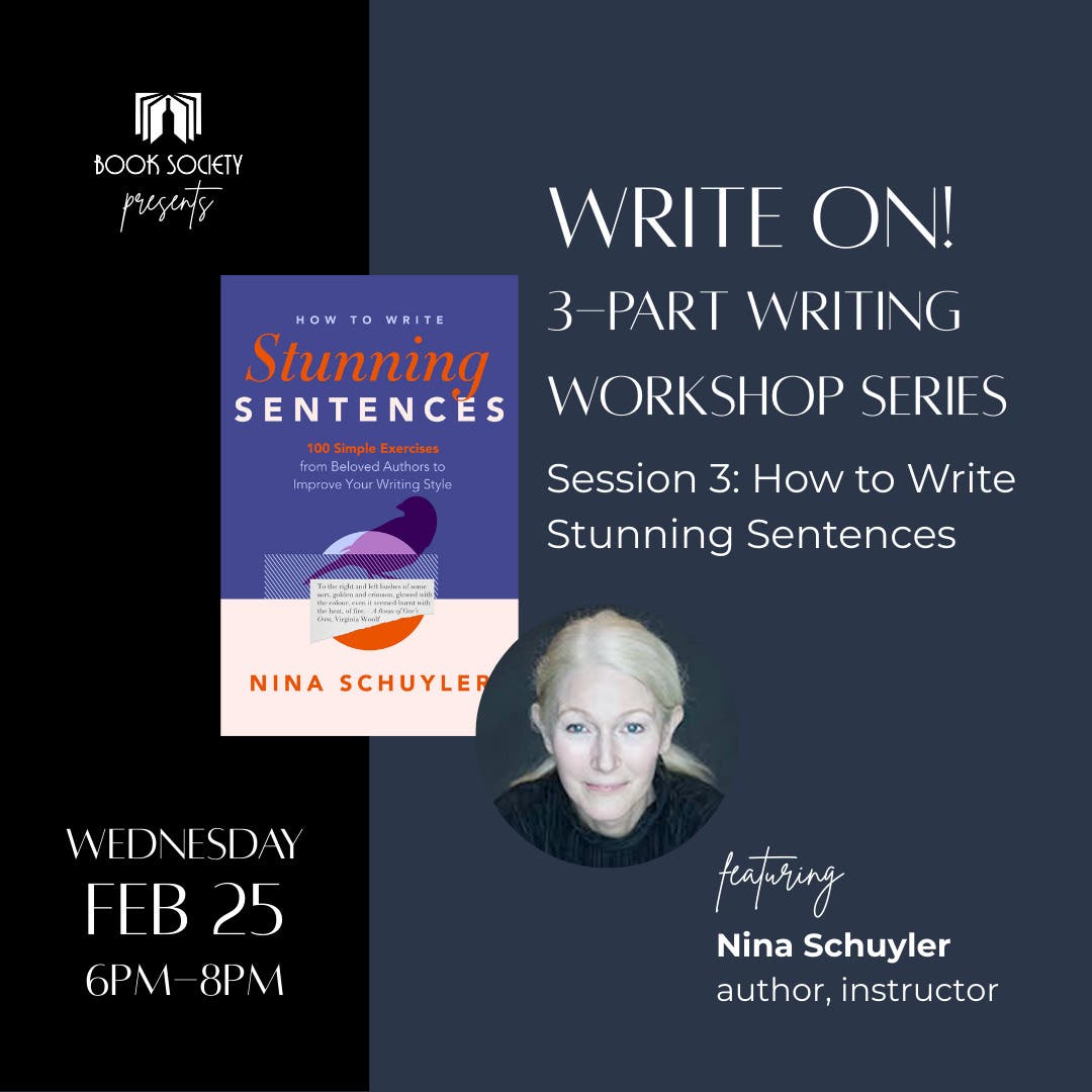 Write On! A Three-Part Writing Workshop Series - Session 3
