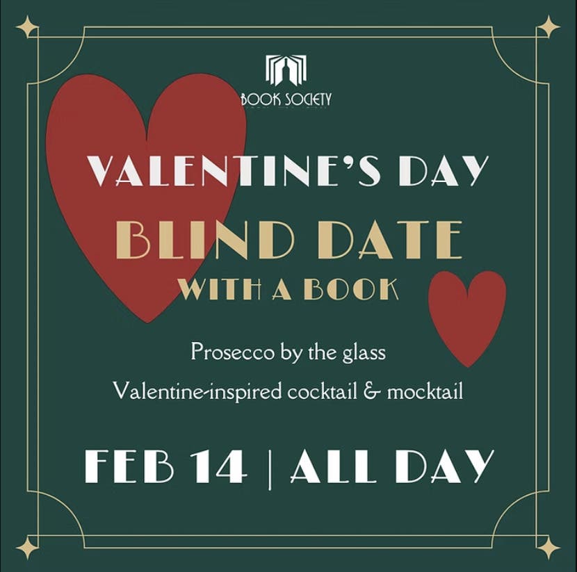 Valentine's Day Blind Date with a Book 