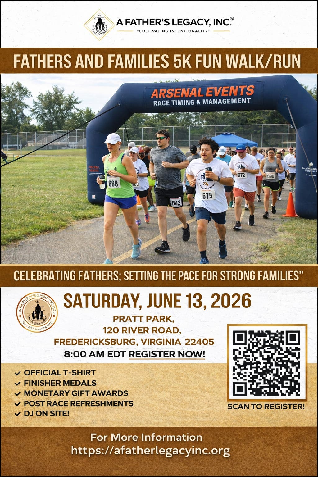 Fathers And Families 5k Fun Walk/Run