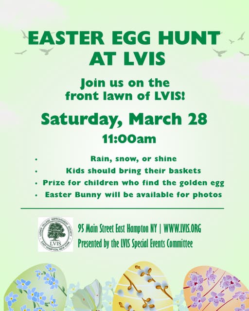 Mar 28 | Easter Egg Hunt | East Hampton, NY Patch