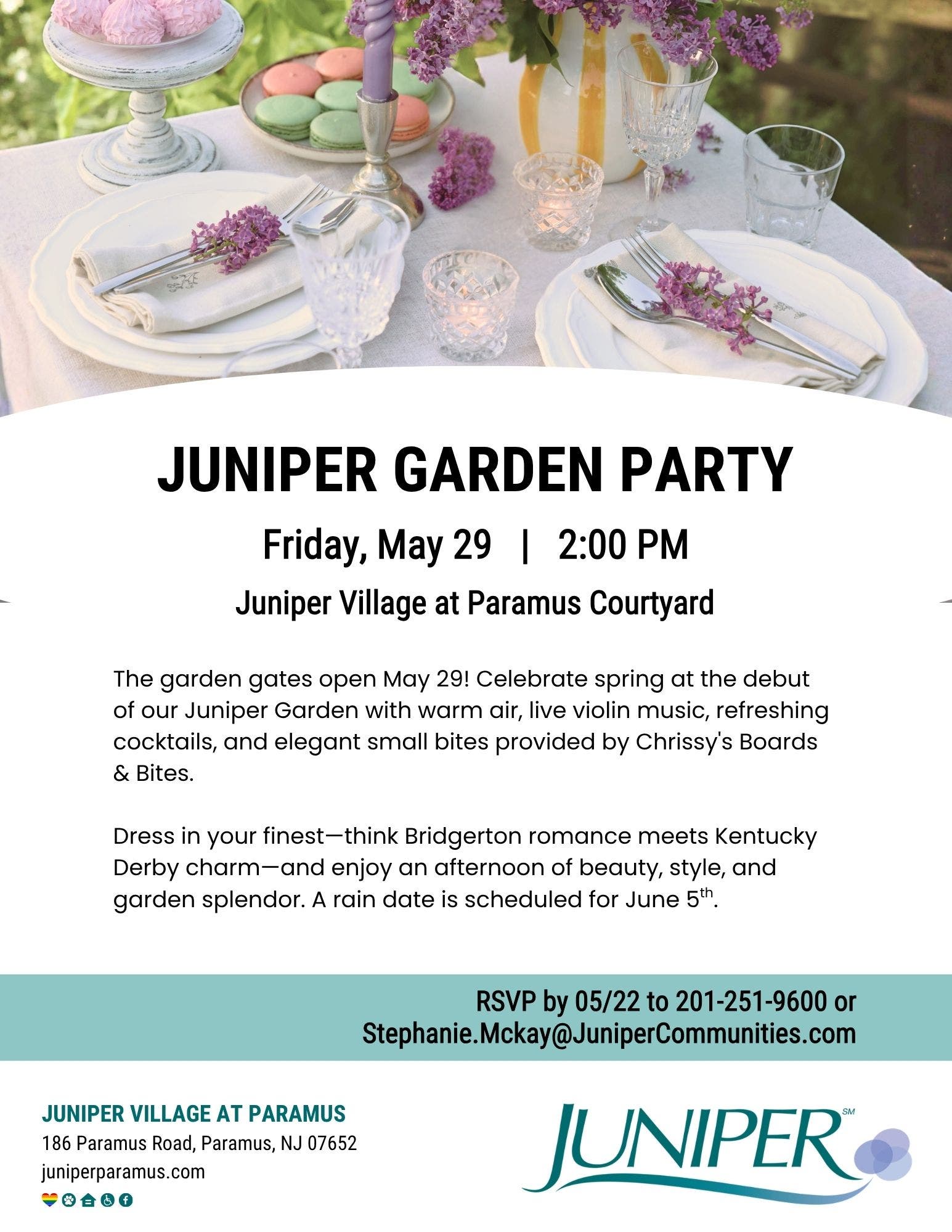 Juniper Village at Paramus Celebrates Garden Debut with Spring Party!