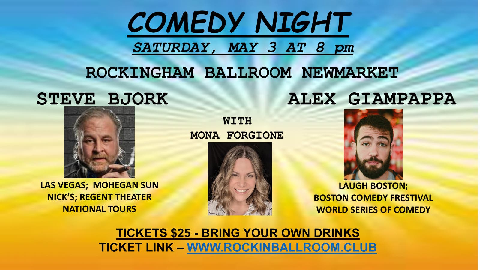 Comedy Night at the Rockingham Ballroom