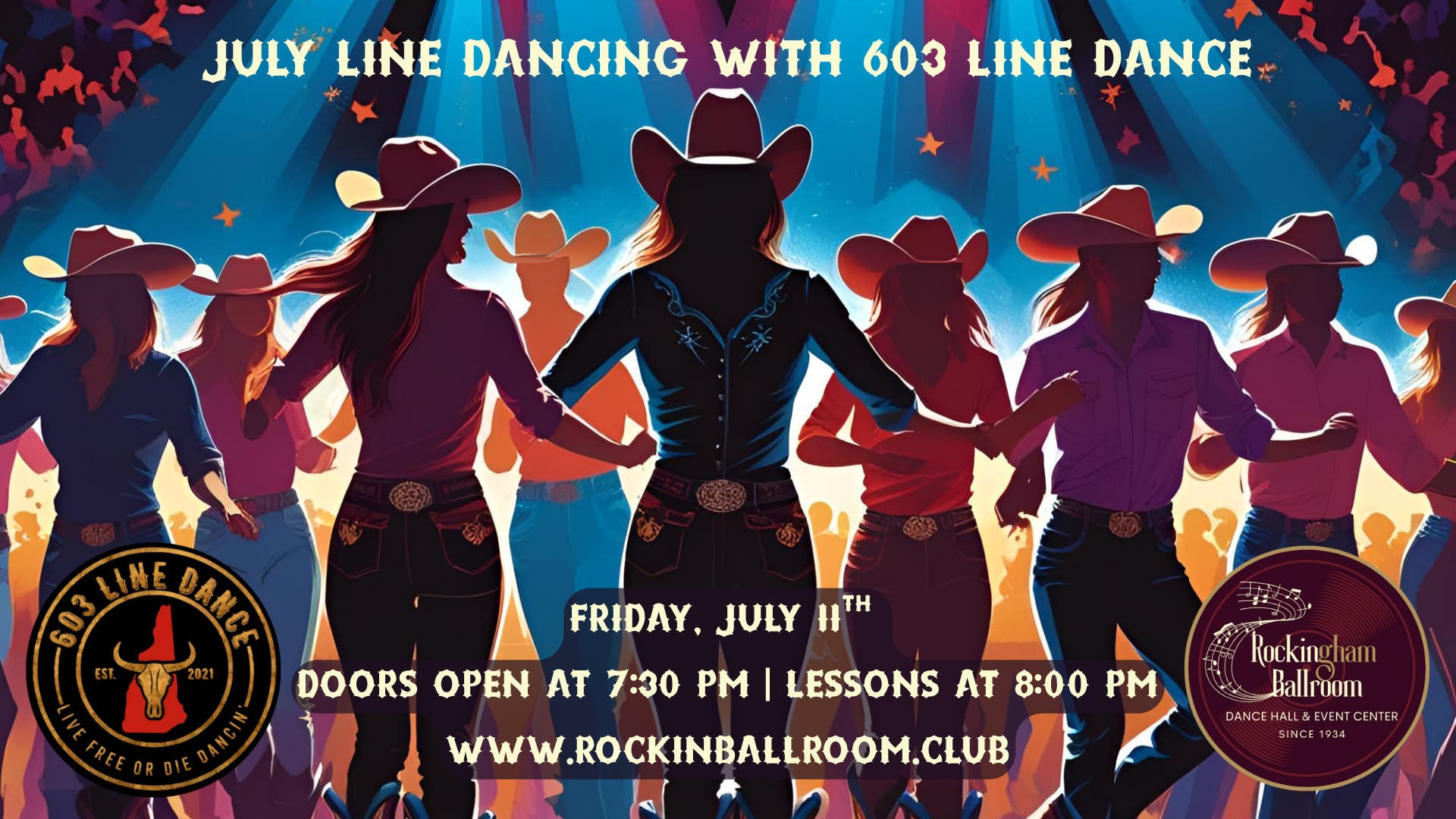 July Line Dancing with 603 Line Dance