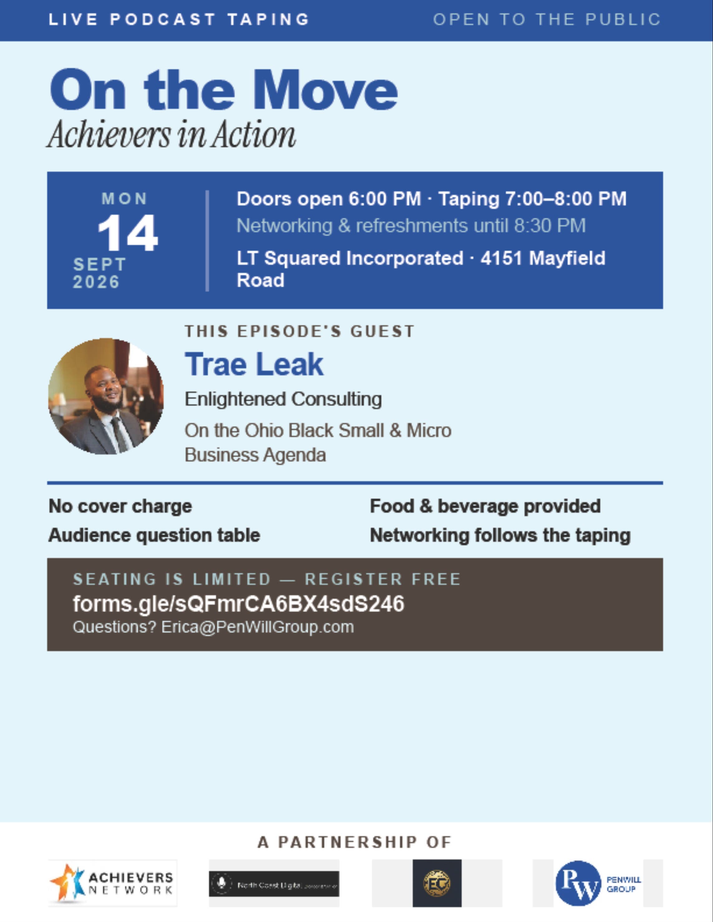 On the Move: Achievers in Action Live Podcast on the Ohio Black Small and Micro Business Agenda
