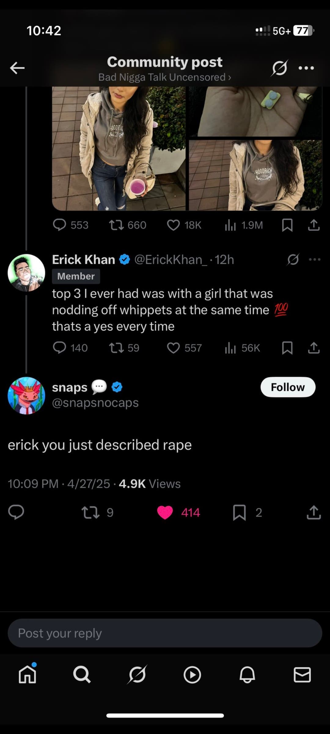 Owner of Pine Parks jokes about raping drugged up woman