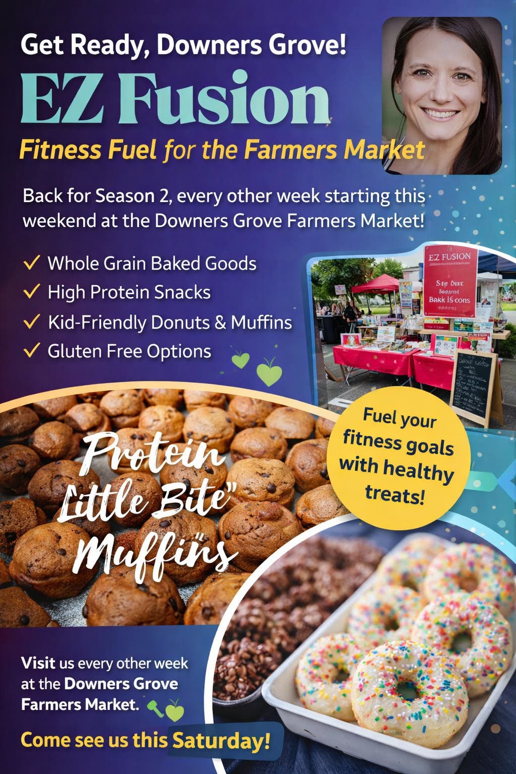 EZ Fusion Back at Downers Grove Farmers Market