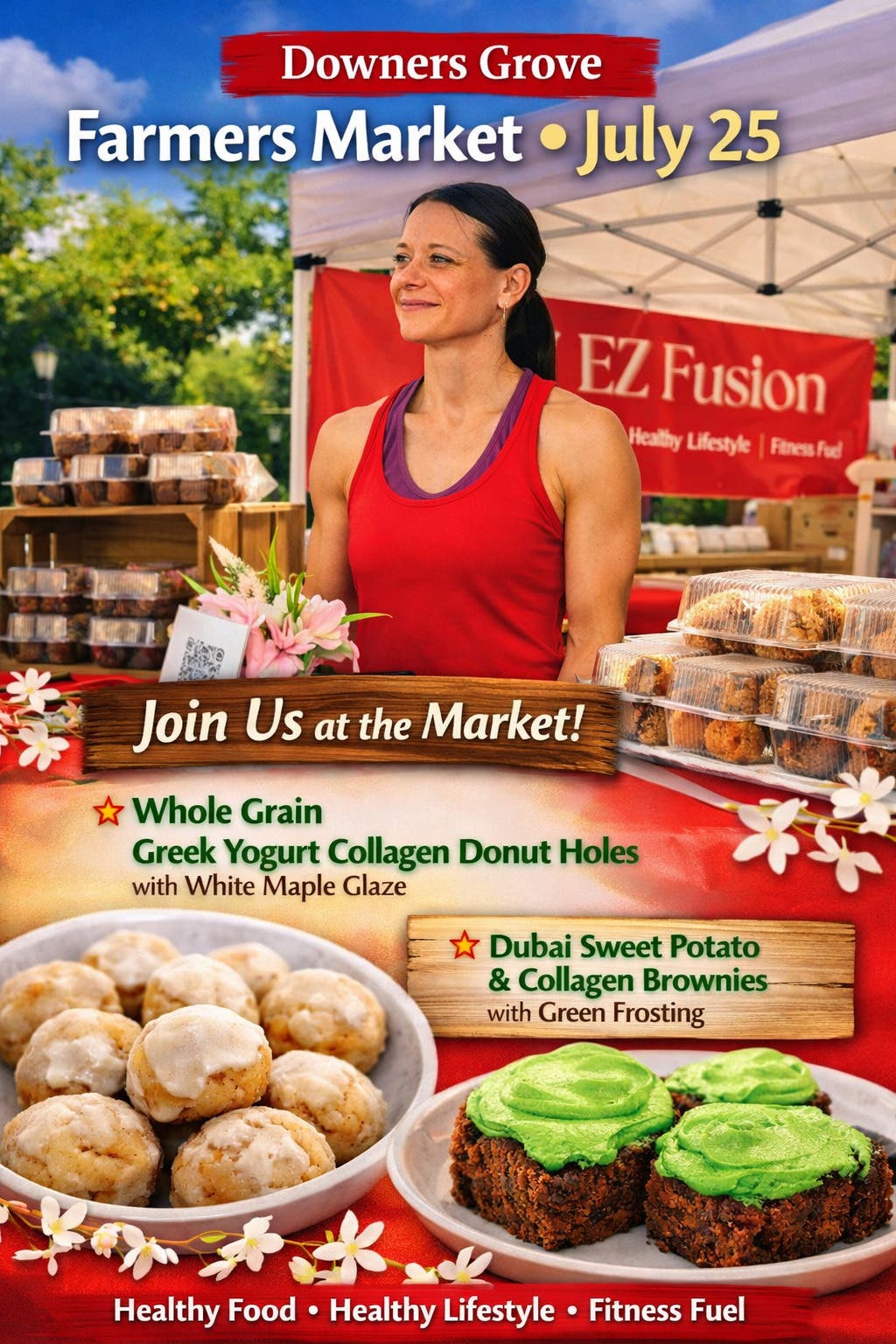 EZ Fusion at the Downers Grove Farmers Market