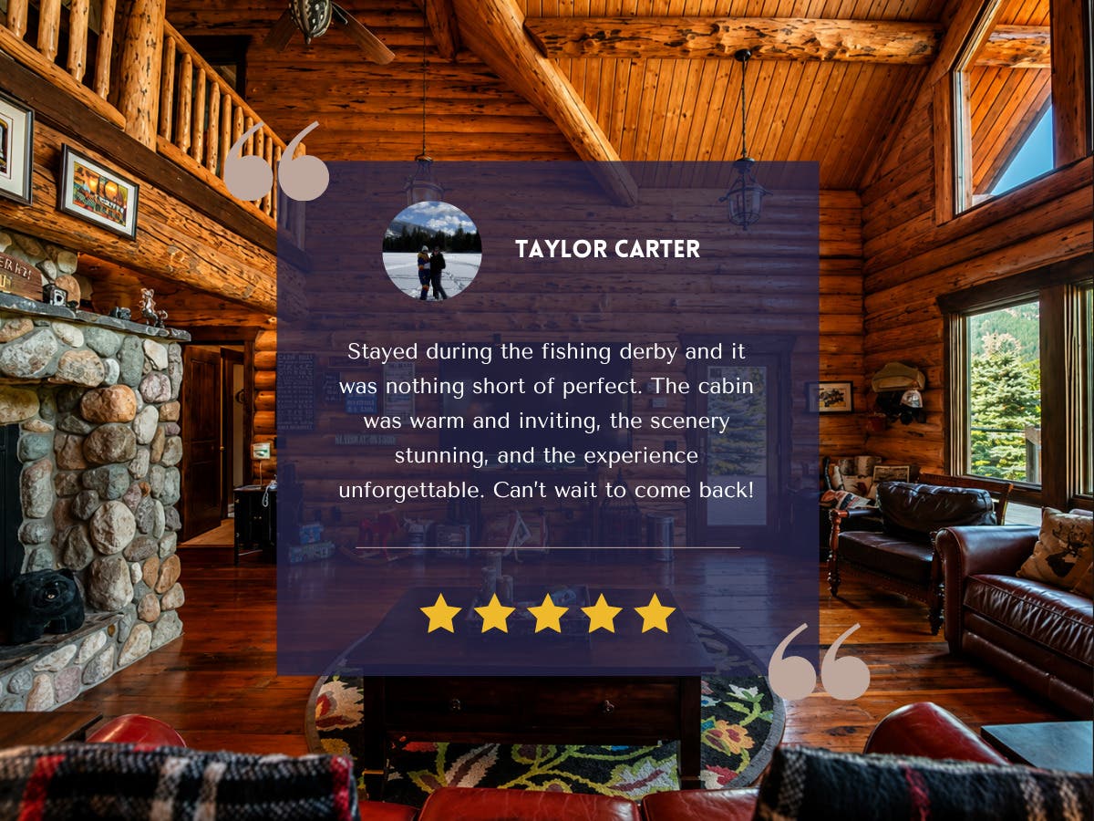 Montana Cabin on Bull Lake Earns Rave Reviews From Guests Seeking Wilderness Escape