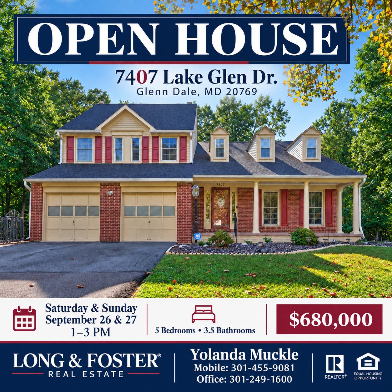 Open House: 7407 Lake Glen Dr.