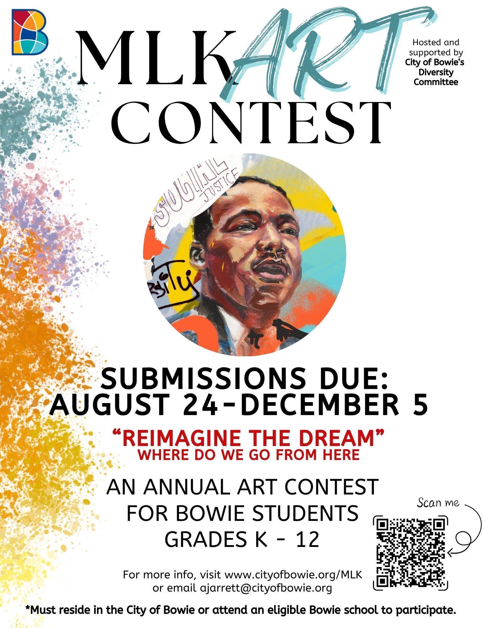 Dr. MLK Art Contest - City of Bowie