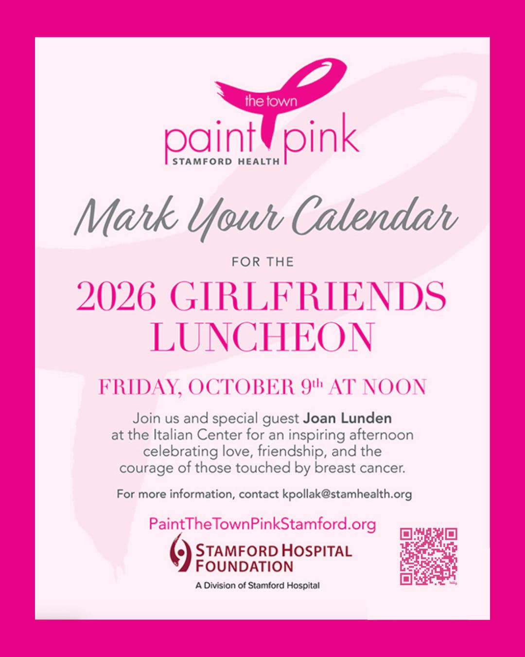 Paint the Town Pink Girlfriends Luncheon