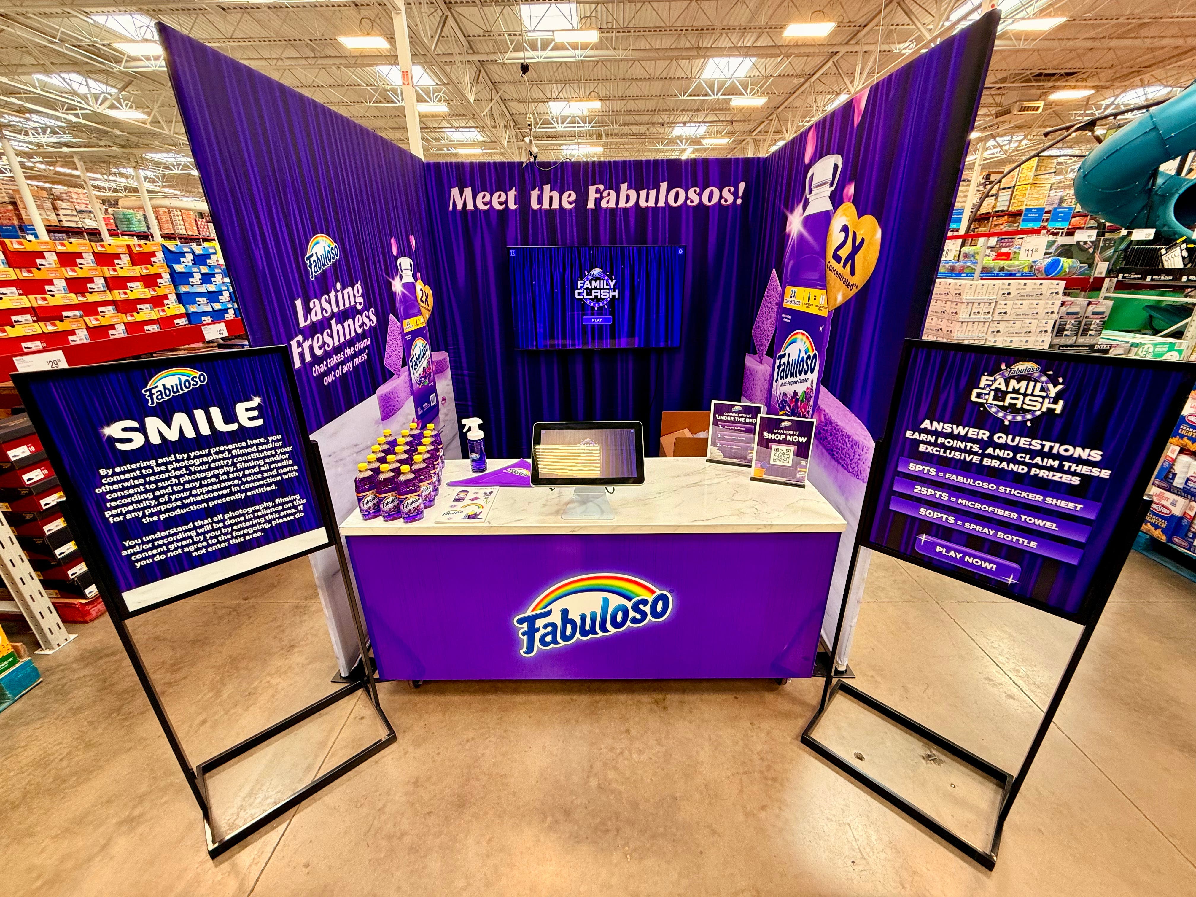 Fabuloso Live Game & Prizes at Select Sam's Club Stores