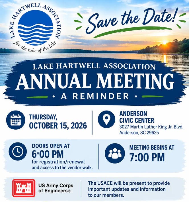 Lake Hartwell Association Annual Members' Meeting