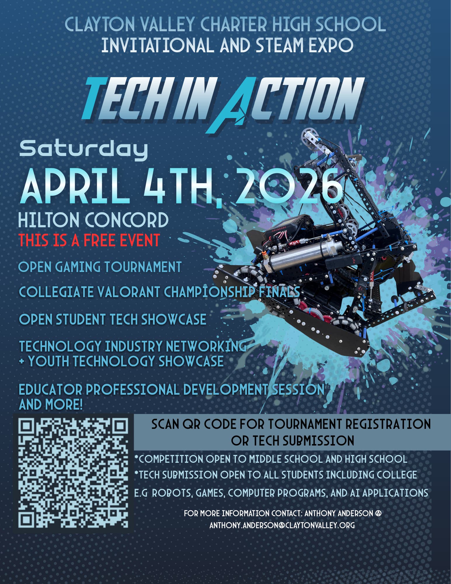 Tech in Action (Free Youth Stem Expo / Gaming Showcase)