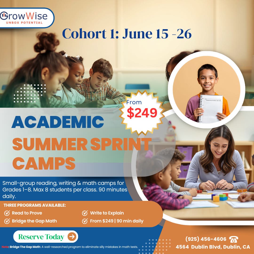 Academic Summer Sprint Camps — Cohort Starts June 15