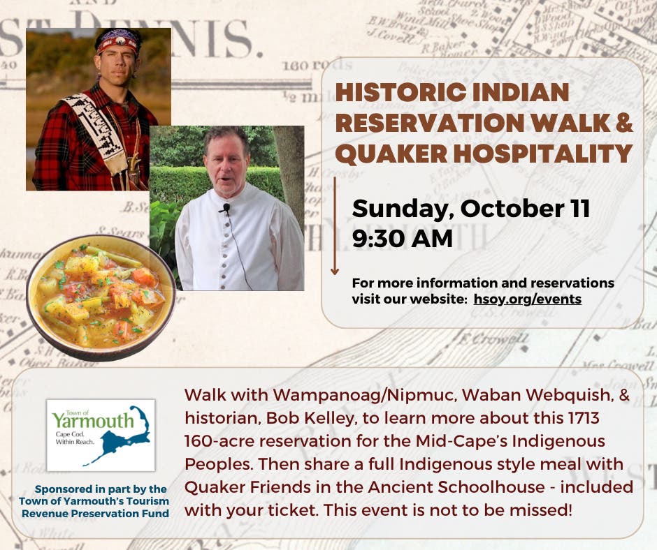 Historic Reservation Walking Tour with Quaker Hospitality